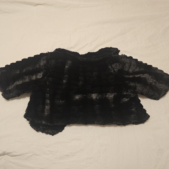 Hartstrings Faux Fur Jacket 2t Black - Picture 5 of 7